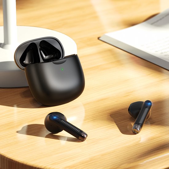 Golden Sound – Draadloze Oordopjes – Bluetooth 5.1 & Universele Pasvorm – Voorzien Van Oplaadcase En Slimme Touchfuncties – Voor Sport En Handsfree Bellen – Zwart Kunststof
