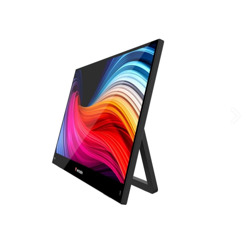 Verbatim Portable Touch Monitor 15.6 inch - Full HD 1920x1080 - Touchscreen - Zwart