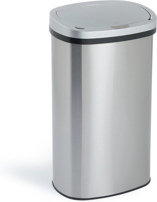 Umuzi Cleaning Prullenbak one touch 58L - zilver