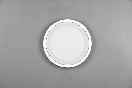 Reality - LED Plafondlamp - Plafondverlichting - 24.5W - Natuurlijk Wit 4000K - Rond - Wit - Kunststof