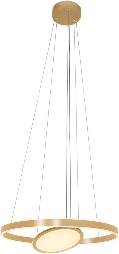 Steinhauer - hanglamp - Ringlux - goud - glas metaal - Ø 60cm - LED - 3514GO