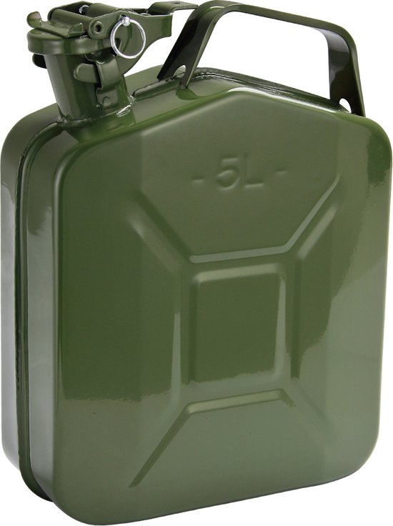 Monzana Metalen jerrycan 5L set van 3 inclusief schenker