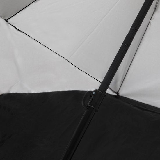 VirtuFit Strandparasol Premium - Windscherm - Beige - 225 x 140 cm