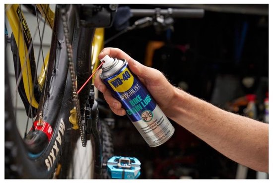 WD-40 Specialist® Fiets Kettingspray - 250ml - Smeerolie - Smeermiddel - Maximale smering en vermindert slijtage