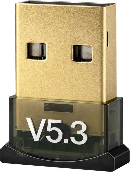 Nuvance Bluetooth-adapter - 5.3 - Bluetooth-ontvanger - USB - Bluetooth-dongle PC - Geschikt voor Windows 11/10/8/7