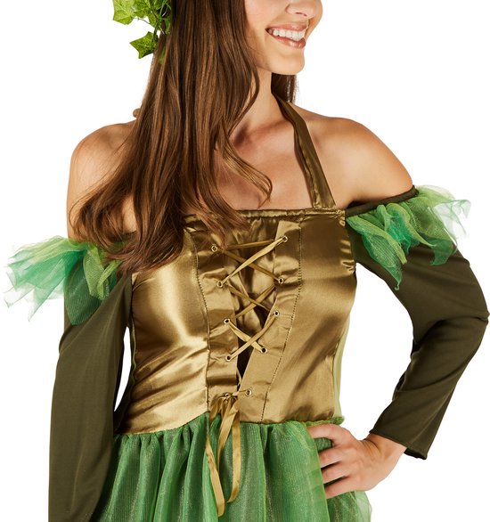 dressforfun - Vrouwenkostuum bosfee - M - Verkleedkleding carnaval - Halloween - Verkleden - Feestkleding - Carnavalskleding - Feest - Partykleding