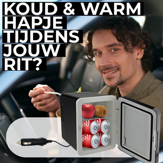 Denver Mini Koelkast - Koelen en Verwarmen - Skincare fridge - 12v Auto aansluiting - MFR404
