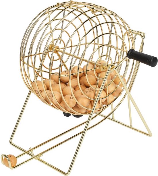 Buffalo Bingomolen Set – 24 cm – Compleet met Ballen en Nummerkaart – Ideaal voor Familieavonden, Feestjes en Verenigingen