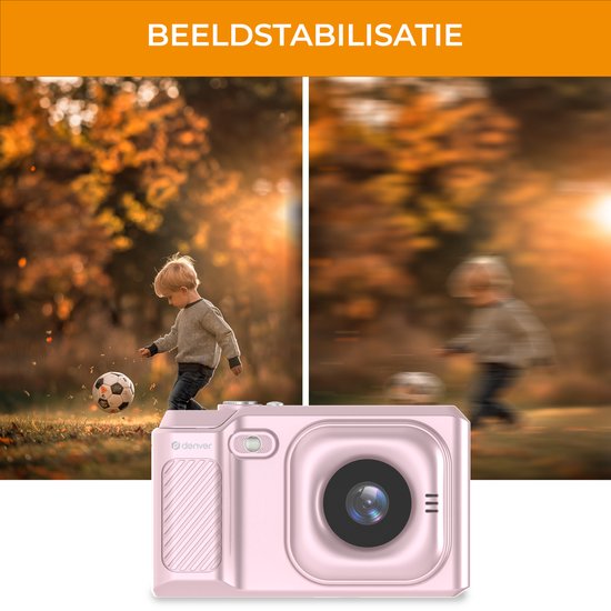 Denver - Digitale Camera Full HD - 48MP - Vlog Camera - Roze