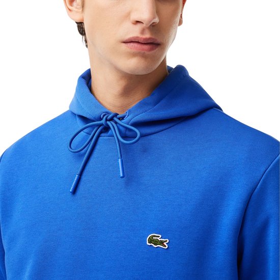 Lacoste Bio Cotton Fleece Hoodie Heren - Maat XS