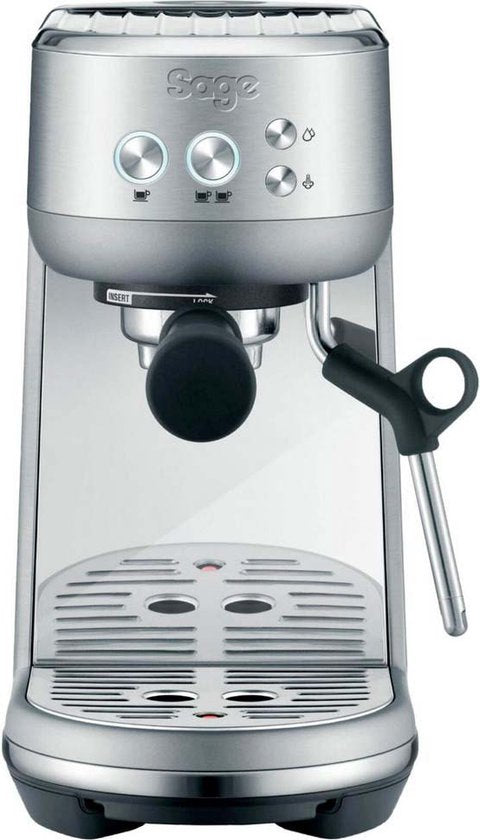 Sage – The Bambino Espressomachine – 1,4 l & 15 Bar – Voorzien Van Thermojet-verwarmingssysteem En Krachtig Stoompijpje – Voor Baristakwaliteit En Latte Art – Zilver Roestvrij Staal