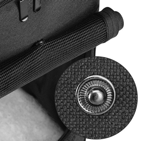 Cadoca Hondenrugzak - tot 12kg Draagcomfort Verstelbaar - Zwart
