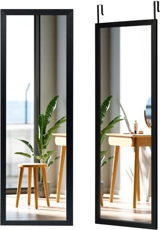 Coast Wandspiegel – 120 x 37 cm – Zwart