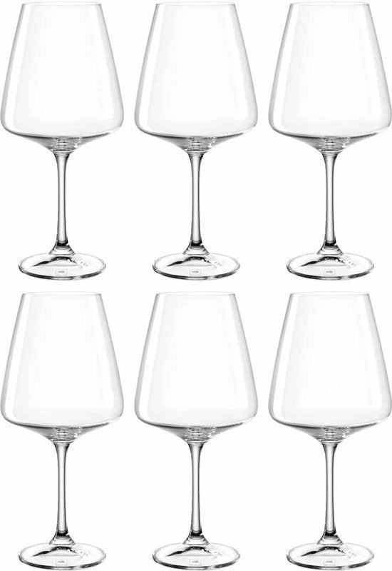 Leonardo Rode Wijnglazen Paladino - 660 ml - 6 stuks