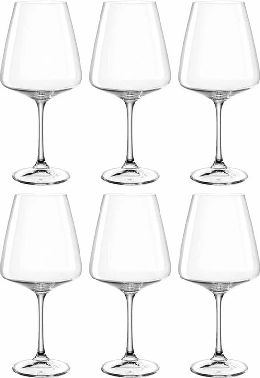 Leonardo Rode Wijnglazen Paladino - 660 ml - 6 stuks