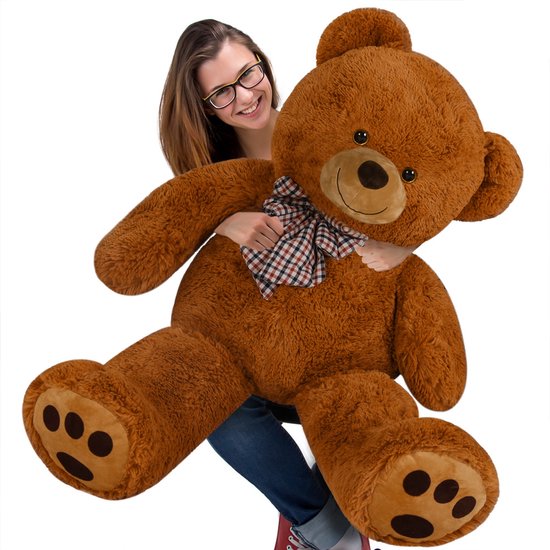 Monzana Pluche - Knuffelbeer - 150cm - Bruin
