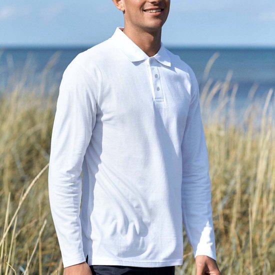Pierre Calvini - Polo Shirt Heren - Poloshirts Heren Lange Mouw - Longsleeve Heren - 2 Pack - Antraciet - XXL - Polo Heren - T Shirt Lange Mouwen Heren