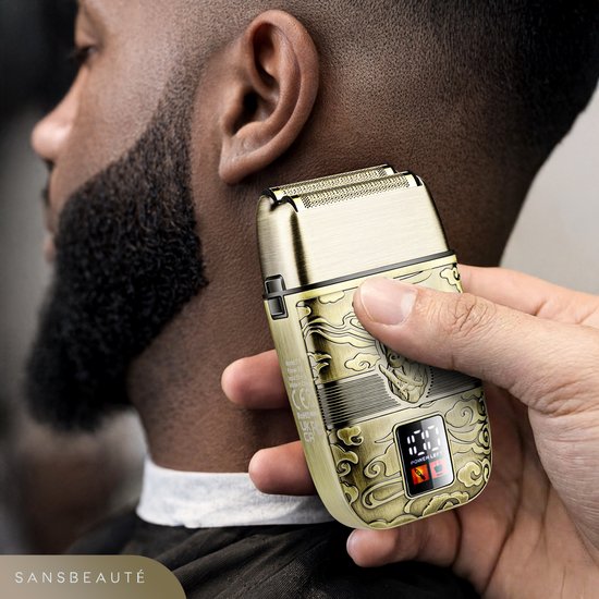 Professionele Draadloze 5-in-1 Tondeuse met Foil Shaver - Sansbeauté - Tondeuse Mannen Hoofdhaar - Cheveux Haar - Haartrimmer - Kapper Haar Machine - Haartondeuse - Trimmer Baard - Barbe Hair Clipper - Kapper Buddha Trimmer - Barber Set - Kappersset