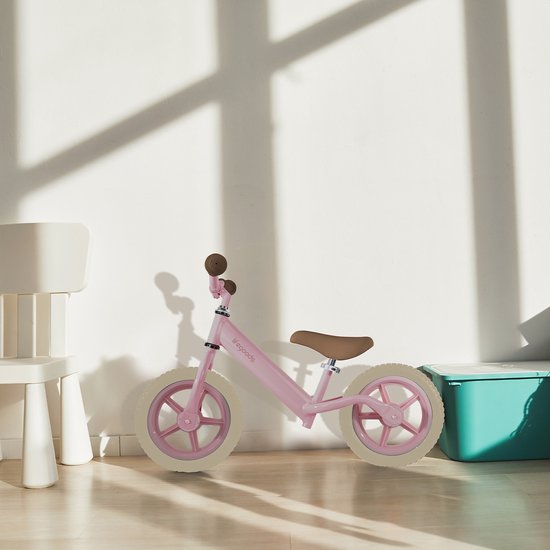 LifeGoods Loopfiets - 2-5 jaar - Jongens en Meisjes - Balance Bike - Roze