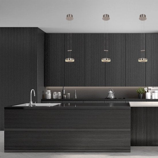 Hanglamp Piola 3500ST Staal Hoogte Verstelbaar Modern Steinhauer