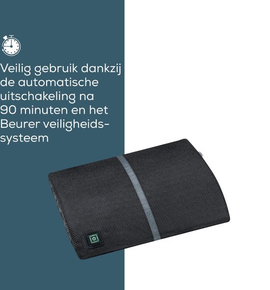 Beurer HK 70 Elektrische Rugsteun met Warmte – Ergonomisch Warmtekussen voor Rug & Stoel – Universele Bevestiging – Geschikt voor Auto & Bureau – Snelle Opwarming – Automatische Uitschakeling – 5 Jaar Garantie: exclusief bij Bol.com