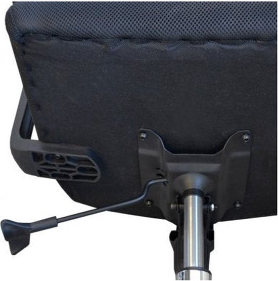 BRASQ OC200 Ergonomische Bureaustoel Zwart met Ademend Mesh - Bureaustoelen - In hoogte verstelbaar - Gaming stoel 49 x 47 x 94 cm