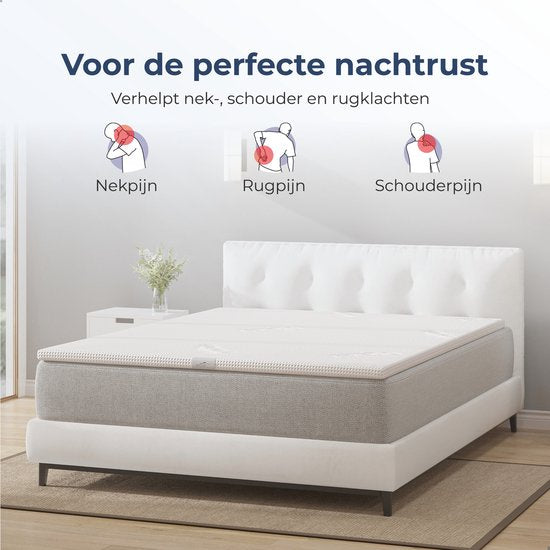 Best Life Topper Matras 160 x 200 cm - Matrastopper - Topdekmatras 8 CM