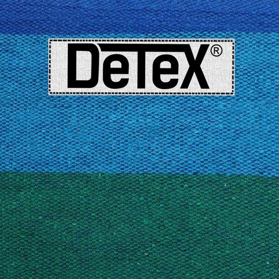 Detex Hangmat Incl. Metalen Frame - Veerkrachtig Robuust - Blauw