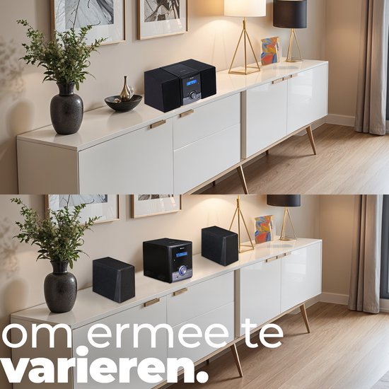 Denver DAB Radio CD Speler - Bluetooth - 60 voorkeuzezenders - DAB /FM / AUX - MDA285