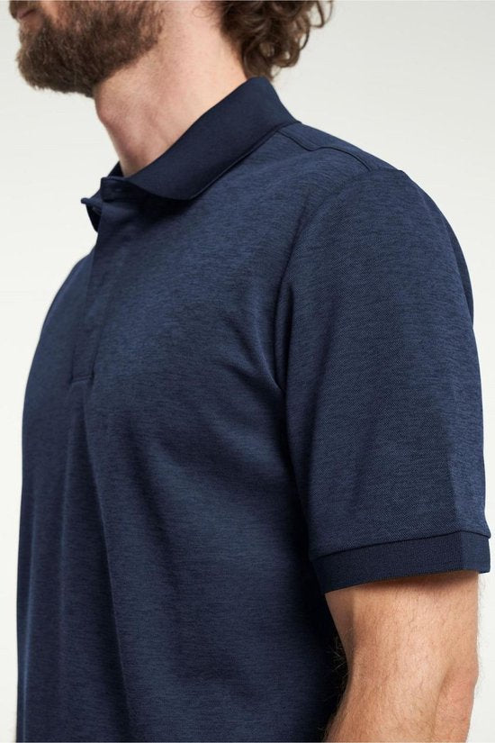 Tenson TXlite Melange Polo 465018060 - Donkerblauw - S