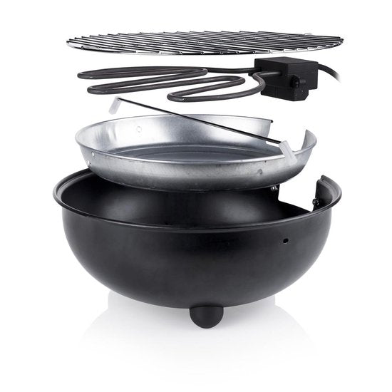 Tristar Elektrische Barbecue - BQ-2880 - 30 cm - Zwart