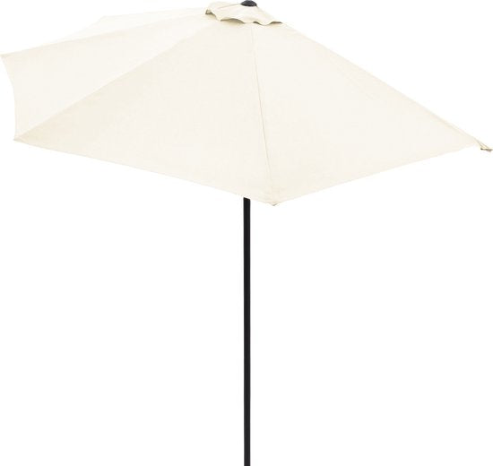 Kingsleeve Parasol Halfrond - Ø 2,7m UV 50+ Bescherming - Beige