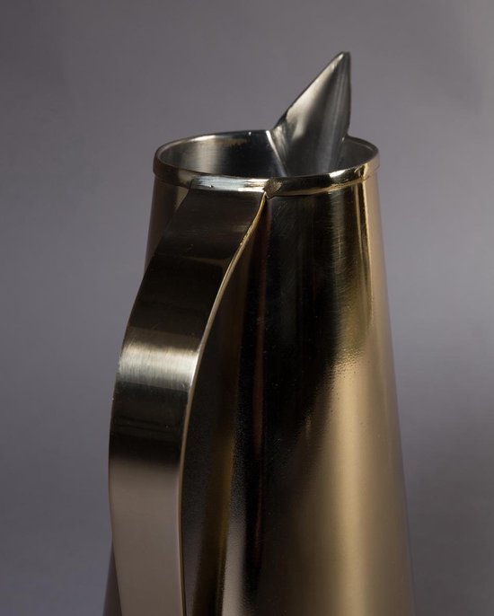 Dutchbone Kassan Vaas - Goud - 2.5L - 18x12x31cm