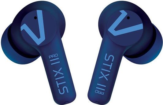 Veho STIX II Pro True Wireless Hoofdtelefoons Draadloos In-ear Gesprekken/Muziek/Sport/Elke dag Bluetooth Blauw