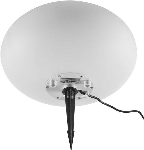 tectake® LED Tuinlamp - Tuinverlichting met Afstandsbediening - 12W LED - 16 Kleuren - Ø35 x 28,5 cm - Weerbestendige Feestversiering - Tuindecoratie - Buitenlamp met Lichtbron - Lichtbol - Lichtbollen voor Buiten - Bol Lamp - Tuinbol