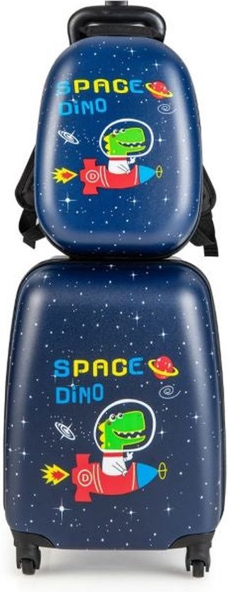 Coast 2-Delige Kinderkofferset - 30/40 cm - Marineblauw