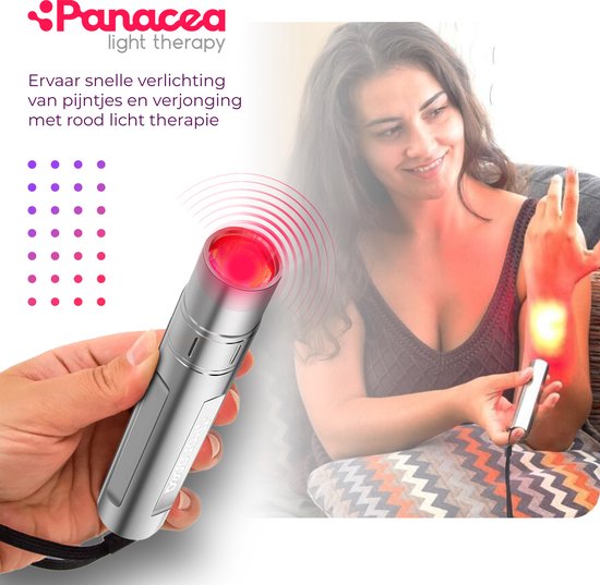 ReviveTorch Pijnverlichting Rood Licht Therapie Infrarood Lamp - Pijnverlichting - Draagbaar - Spier en Gewrichtspijn - Lichaam en Gezicht