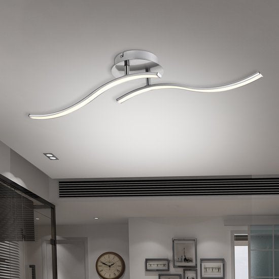 Monzana LED Plafondlamp Ny Bolge - Lamp - Verlichting, 2 Flexibele Armen