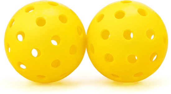 Baseline Pickleball Set – Inclusief Net, 2 Paddles & 2 Ballen – Houten Batjes – 2,4 Meter Net