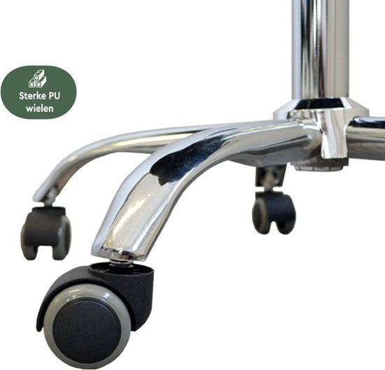 BRASQ OC200 Ergonomische Bureaustoel Zwart met Ademend Mesh - Bureaustoelen - In hoogte verstelbaar - Gaming stoel 49 x 47 x 94 cm