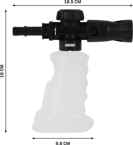 VONROC Schuimsproeier - Schuimkanon 350ML - Voor VONROC Hogedrukreiniger V14, V18, V22, V24 en V25-2 series
