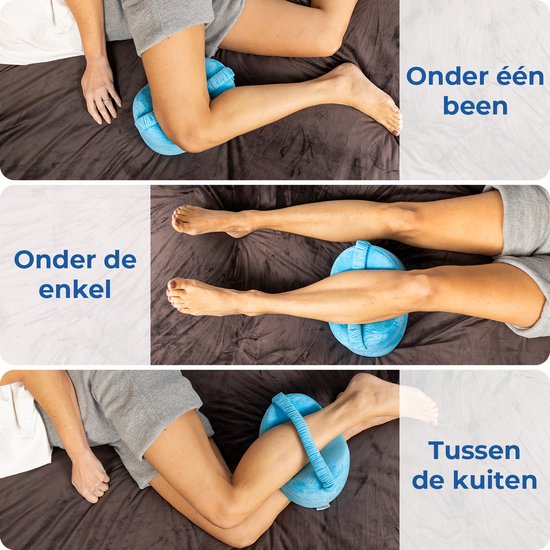 Safelife kniekussen orthopedisch - beenkussen zijslaper - zijslaapkussen - kniekussen voor in bed zijslapers - knie kussen - zijslaap kussen volwassenen