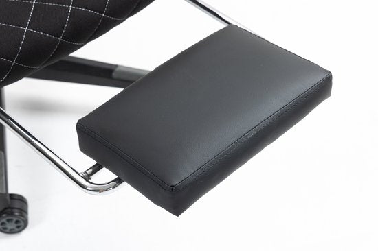 VDD Gaming - Gamestoel - Gamestoel met Voetsteun - Gamestoel zwart - Gaming Stoel - Bureaustoel gaming - Ergonomische Bureaustoel - Met Nekkussen & Verstelbaar Rugkussen - Game stoel Met Voetsteun - Ergonomische Game Stoel - Draaistoel- Zwart & Grijs