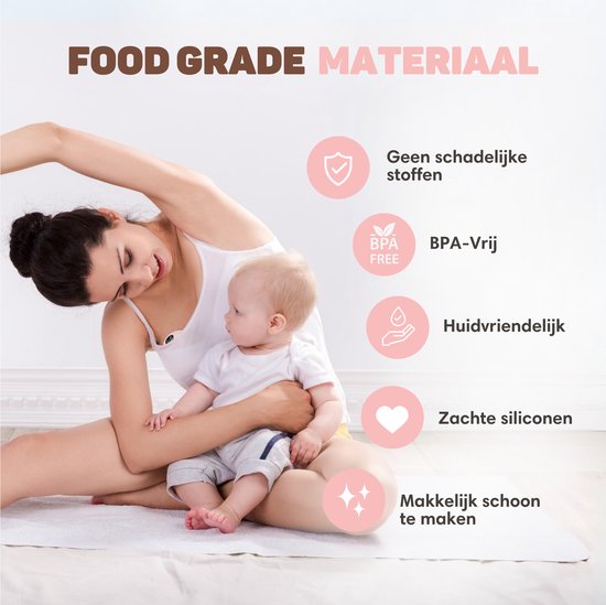 Vulpes Goods® BabyCare - Handsfree Borstkolf - Elektrische Draadloze Borstkolf - Draagbaar – Dubbele elektrische handsfree Kolf - 2 Stuks - MAX versie