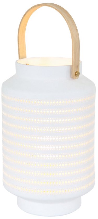 Anne Lighting tafellamp Porcelain - wit - porselein - 14 cm - E14 fitting - 3058W