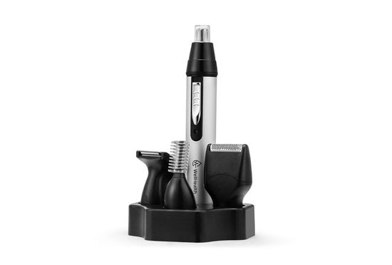 Wellhealth - 4-in-1 neus- en oorhaartrimmer - Zwart