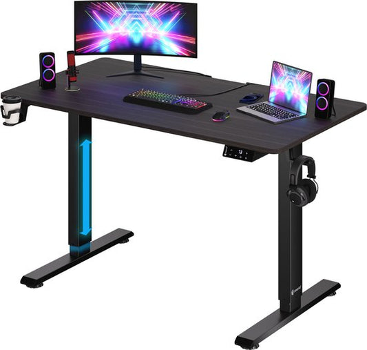 Casaria Zit Sta Bureau – Hoogte Verstelbaar Elektrisch - 110x60cm Bruin