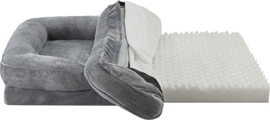 Hondenmand / Kattenmand Sheena XL - 105 x 82 cm - Grijs