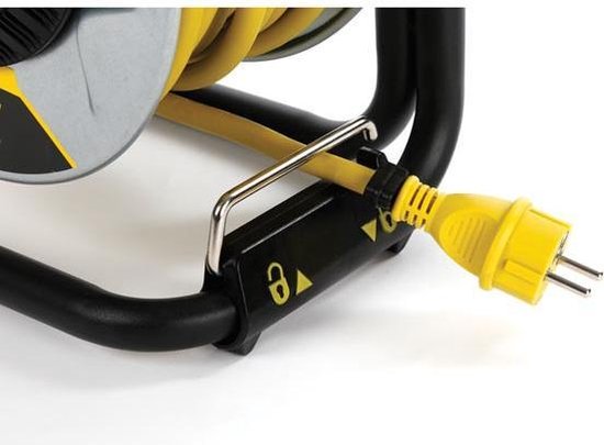 Stanley Kabelhaspel - IP44 - Tot 3000W - 40m Lang - Geel