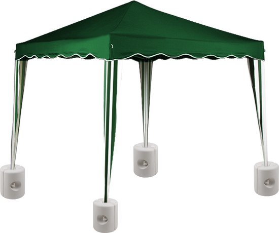 DUB Paviljoen Stand Bescherming Set van 4 Wit